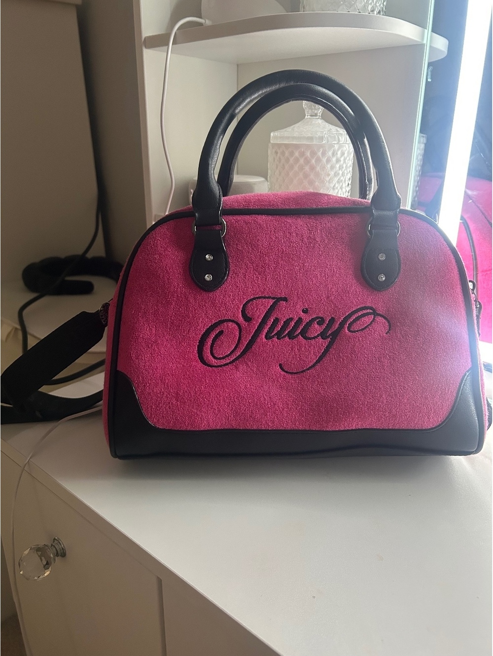 Juicy Couture Pink & Black Bag (Send Offers!)